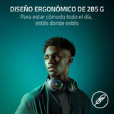 Razer Barracuda X Chroma - Auriculares inalámbricos para Juegos multiplataforma con 6 Zonas Chroma RGB (SmartSwitch Hyperspeed y Bluetooth, Altavoces de 40mm, micrófono Desmontable) Negro