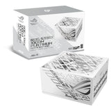 ASUS ROG Strix 1000W Platinum White Edition, Fuente de alimentación ATX Modular, 80 Plus Platinum, ATX 3.1, PCIE 5.1, Conector 12V-2x6, MOSFET GAN, estabilizador de Voltaje 'GPU-First'