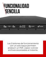 Canon CanoScan LiDE 400 Escáner Plano, A4, Documentos y Fotografías, Escaneo y Copia Automática, Alta Resolución 4800 x 4800ppp, Escaneo de Alta Velocidad, Negro