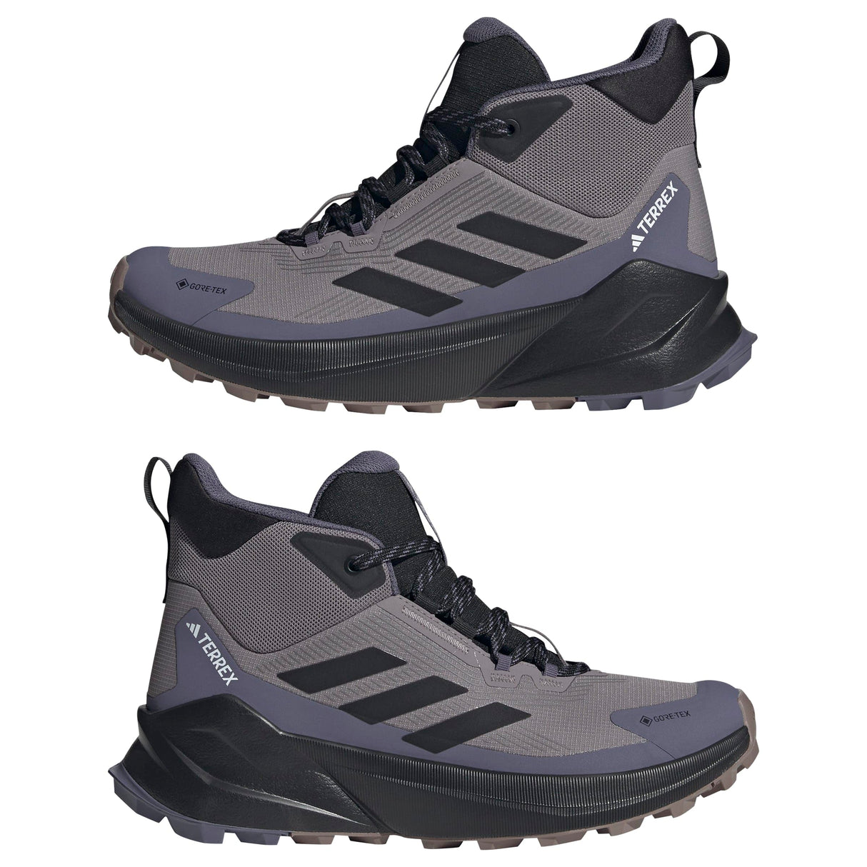adidas Terrex Trailmaker 2 Mid Gore-Tex Hiking Shoes, Zapatos de Senderismo Mujer, Taupe Oxide/Core Black/Preloved Violet, 39 1/3 EU