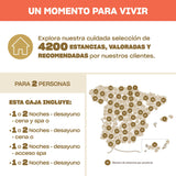 Smartbox - Caja Regalo Mil y una Noches de Amor - Idea 1 o 2 Noches con Desayuno para 2 Personas