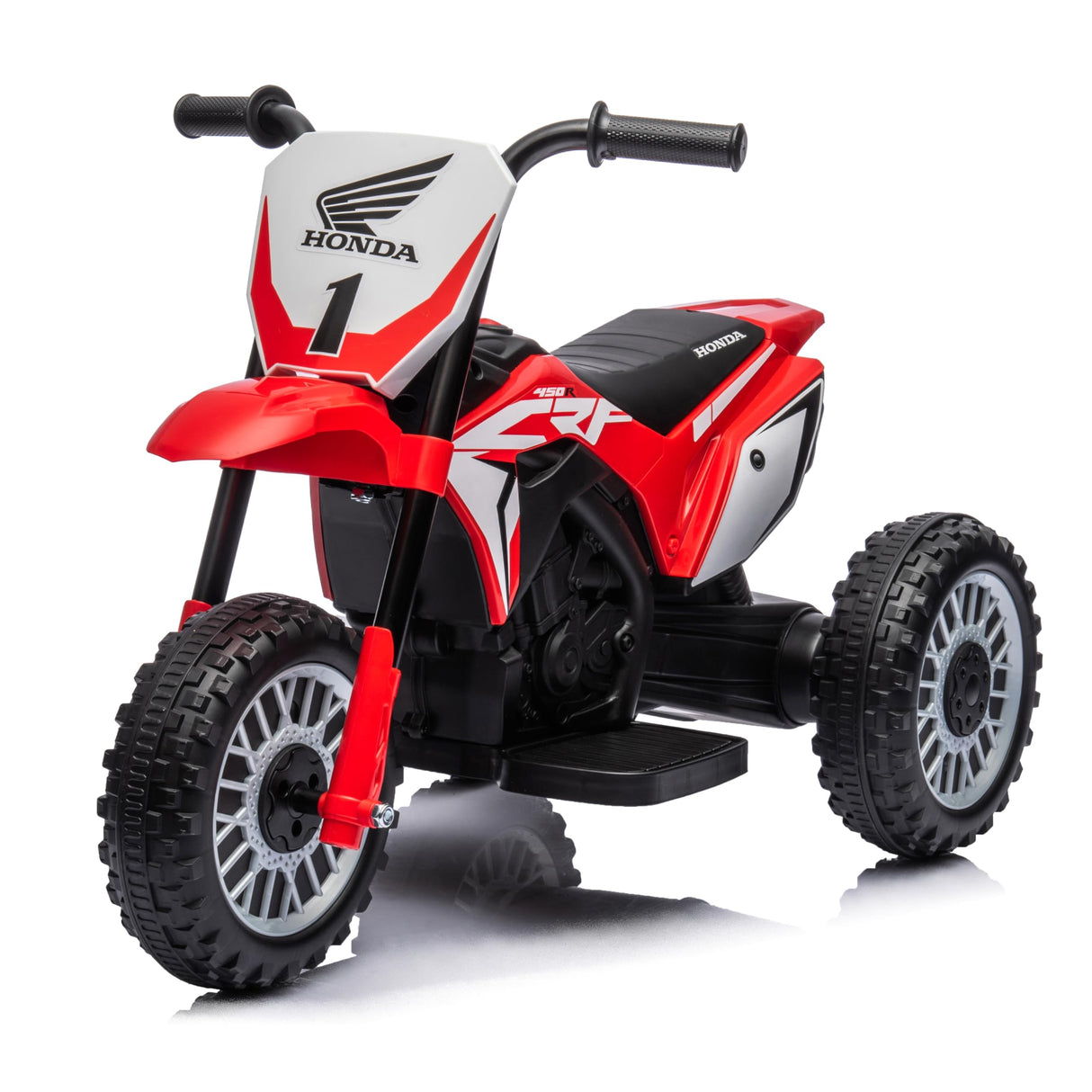 TURBO CHALLENGE - Honda - Portador Eléctrico - 119186 - Moto - Rojo - Listo para Rodar - Máximo 25 kg - Plástico - Baterías Recargables - De 18 a 36 Meses en adelante