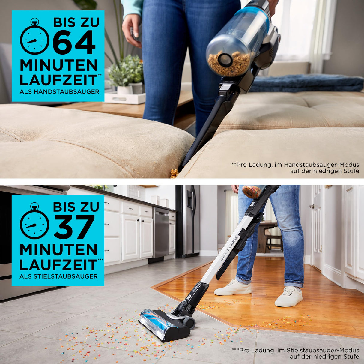 Black+Decker POWERSERIES Extreme Aspiradora de Palo Inalámbrica de 18V MAX, BHFEB520D1-QW