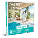 Smartbox - Caja Regalo para Hombre o Mujer - Evasión y Bienestar - Ideas Regalos Originales - 1 Noche con Desayuno y SPA, bañera de hidromasaje, Tratamiento o Cena para 2 Personas