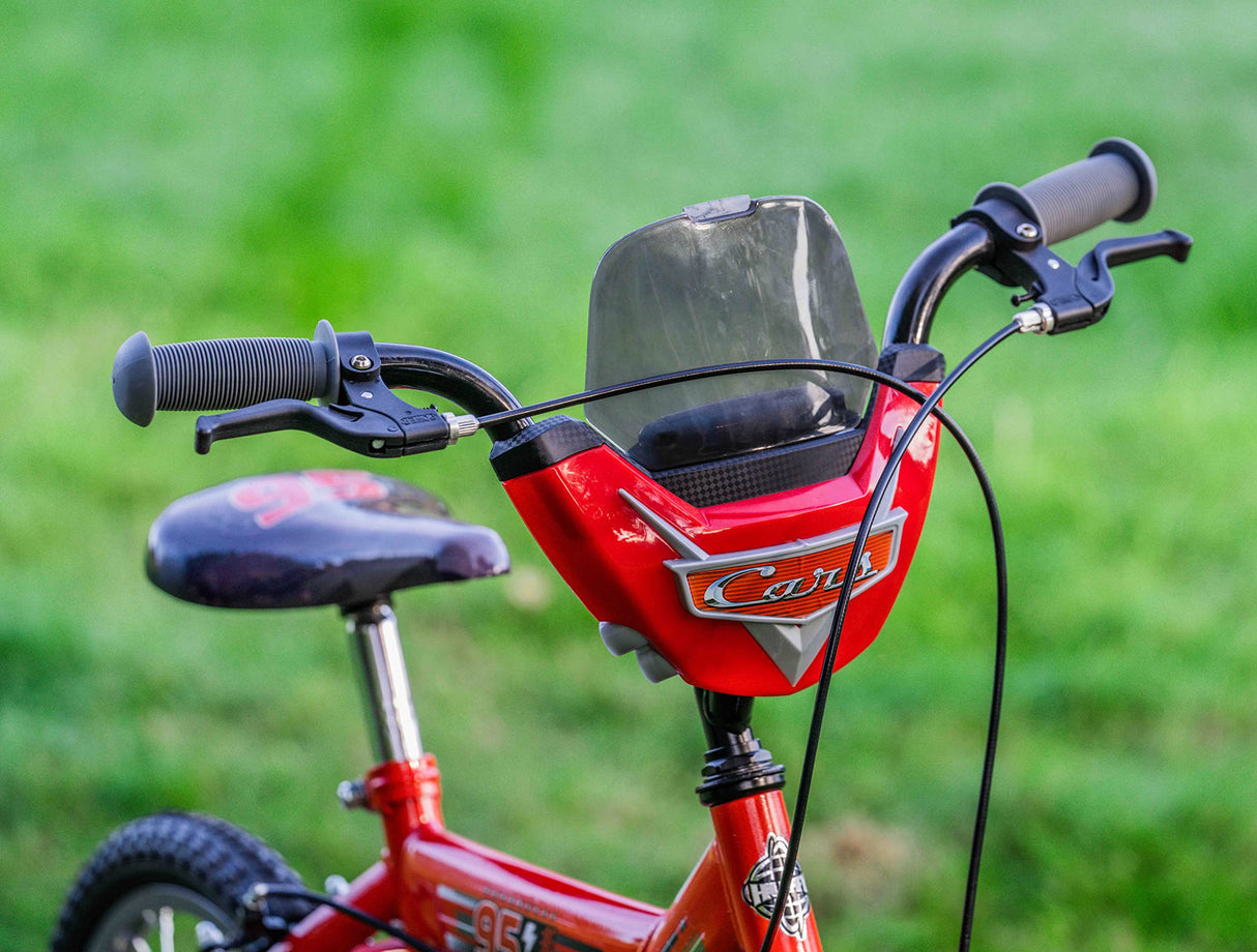 Huffy Bicicletta Pollici Bicicleta de 16 Pulgadas Disney Cars Luxury, Unisex-Baby, Rojo