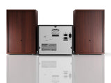 Sharp XL-B512(BR) Microcadena Sound System Estereo con Radio FM, Bluetooth v5.0, CD-MP3, reproducción USB, Altavoces de Madera y 45W Color Marron