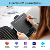Wacom Intuos M - Tableta Gráfica Bluetooth para pintar, dibujar y editar photos con 3 softwares creativos incluidos para descargar, Windows & Mac, óptima para oficina en casa y e-learning, pistacho