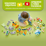 LEGO Duplo Gran Tren Comunitario Interactivo - Juguetes Educativos para Niños y Niñas de 3+ Años - Tren de Juguete Push&Go con Luces y Sonidos, 16 Vías y 4 Figuras 10428