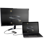 StarTech.com Adaptador Multipuertos USB-C - Docking Station USB Tipo C a HDMI o Mini DisplayPort 4K60 - Replicador de Puertos USBC PD 100W - Hub USB 4 Puertos - Red - con Cable de 30cm (DKT31CMDPHPD)