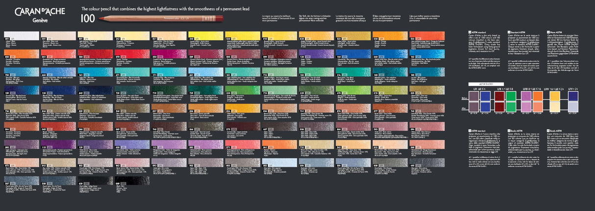 Caran d 'Ache Caja de 20 Colores LUMINANCE 6901™