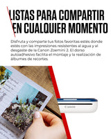 Canon Zoemini 2 Kit de Impresión – Impresora Fotográfica Portátil y Compacta – Bluetooth 5.0 – Carga Rápida USB C Ideal para Viajes (Azul Marino)