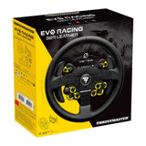 Thrustmaster EVO Racing 32R Leather, Aro de Volante Redondo Forrado en Cuero y Buje Desmontable, para PC y Consolas