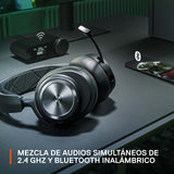 SteelSeries Arctis Nova Pro Wireless X - auriculares gaming multisistema Xbox - Controladores magnéticos de neodimio - Cancelación de ruido - Infinity Power System - Xbox, PC, PS5, PS4, Switch, móvil