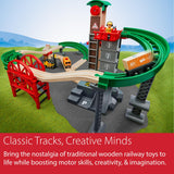 Brio World - Set Almacén Levanta y Carga, BRIO World Ferrocarriles, Set de Construcción de Madera, Juguete para Niños y Niñas 3+ Años, 32 piezas