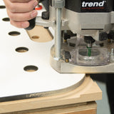 Trend Plantilla de enrutamiento de mesa multifuncional, encimeras estilo MFT, compatible con enrutador de inmersión, material duradero, radios de esquina y corte de extremo de 45 grados, MFT/JIG