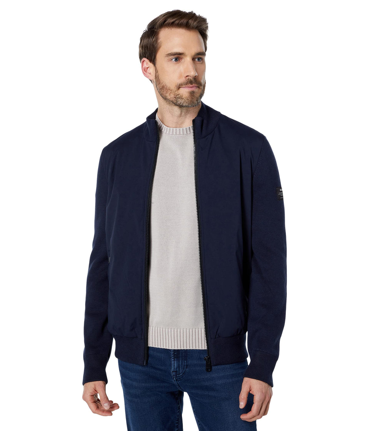 ECOALF - Chaqueta Hombre Petrealf, de Poliéster Reciclado, Relleno de Fellex, con Algodón Orgánico, Chaqueta Bomber, Cómoda y Ligera, Chaqueta Hombre, Talla XL, Color Azul Marino