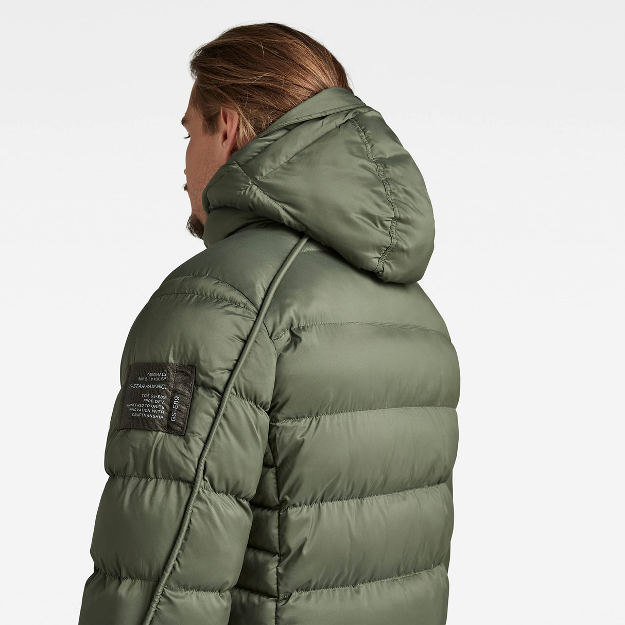 G-Star Para Hombre Parka G-Whistler Padded Hooded, Verde (lt hunter D20102-D199-8165), XS
