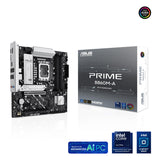 ASUS Prime B860M-A - Placa Base Intel mATX, 7+1+1+1 80A DrMOS etapas de Potencia, DDR5, PCIe 5.0, 2 Ranuras M.2, Realtek 2.5 GB Ethernet, Doble DisplayPort, HDMI, USB Trasero de 20 Gbps Tipo C