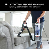 Shark Aspiradora con cable de 0,83 l, Anti Hair Wrap, DuoClean, Powered Lift Away, boquilla para tapicería, boquilla estrecha, cepillo para polvo, cable 8 metros, gris oscuro/naranja, NZ801EU