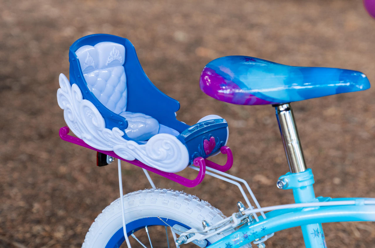 Huffy Bicicleta Pulgadas Disney Frozen Luxury, Bebés niñas, Azul Claro, 14 pollici