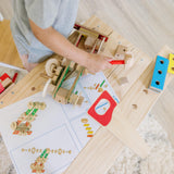 Melissa & Doug Banco de Carpintero de Madera para niños|Juguete Grande de Madera | Juego Creativo Montessori| Juego de imitación |Regalo para niños y niñas de 3 4 5 6 7 8 9 Años