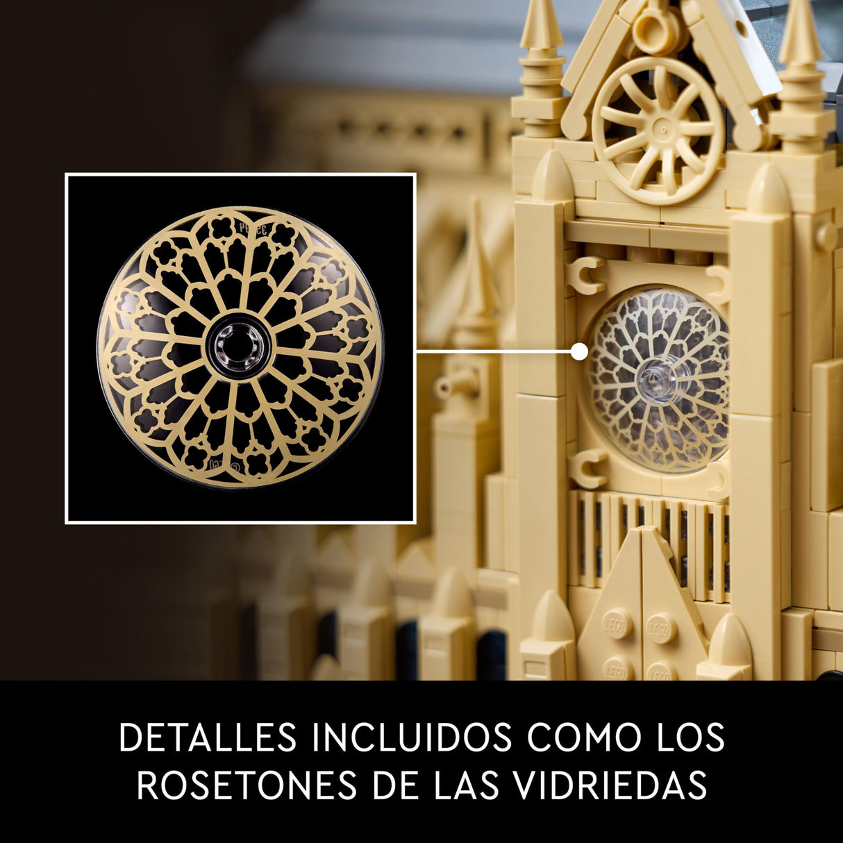 LEGO Architecture Notre Dame de París Maquetas para Construir para Adultos, Set de Arquitectura de Catedral, Recuerdo de Historia de Francia, Regalo para Hombres, Mujeres, Padres y Madres 21061