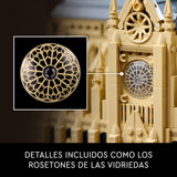 LEGO Architecture Notre Dame de París Maquetas para Construir para Adultos, Set de Arquitectura de Catedral, Recuerdo de Historia de Francia, Regalo para Hombres, Mujeres, Padres y Madres 21061