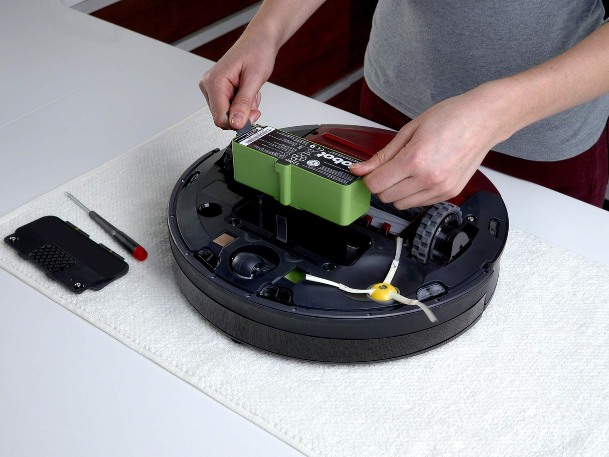 iRobot - Piezas auténticas - Batería de Ion Litio Roomba - Verde - Compatible con Roomba Series 68X / 69X / 89X / 900
