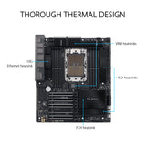 ASUS Pro W790-ACE Placa Base Intel W790 (LGA 4677 CEB con PCIe 5.0 x16, M.2, LAN 10G y 2.5G, gestión remota de Nivel de Servidor, 12+1+1 DrMOS, USB 3.2 Gen 2x2 Type-C Frontal y Trasero), Negro