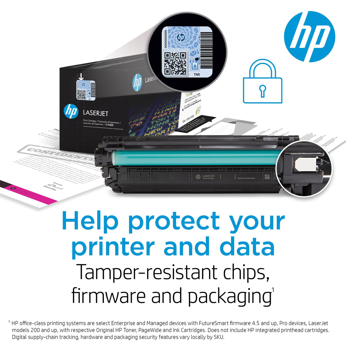 HP 201A CF400A, Negro, Cartucho Tóner Original, de 1.420 páginas, para impresoras HP Color LaserJet Pro serie 252, 274 y 277