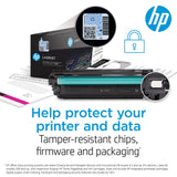 HP 201A CF400A, Negro, Cartucho Tóner Original, de 1.420 páginas, para impresoras HP Color LaserJet Pro serie 252, 274 y 277