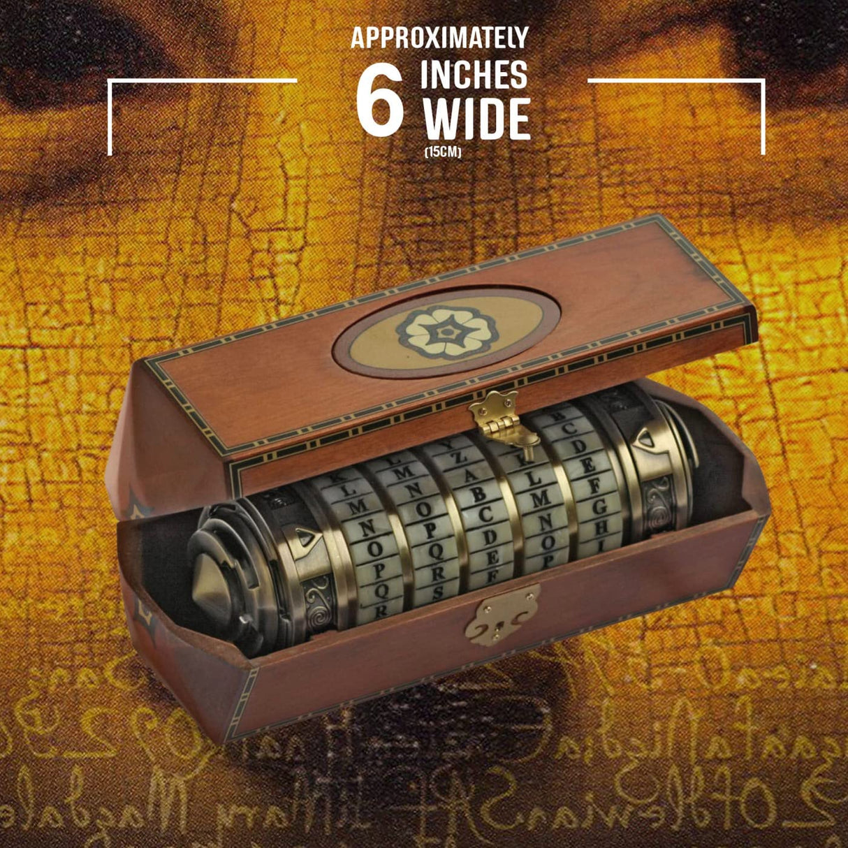 The Noble Collection Da Vinci Code Cryptex, escala 1: 1, accesorio, réplica (accesorio de vestuario)