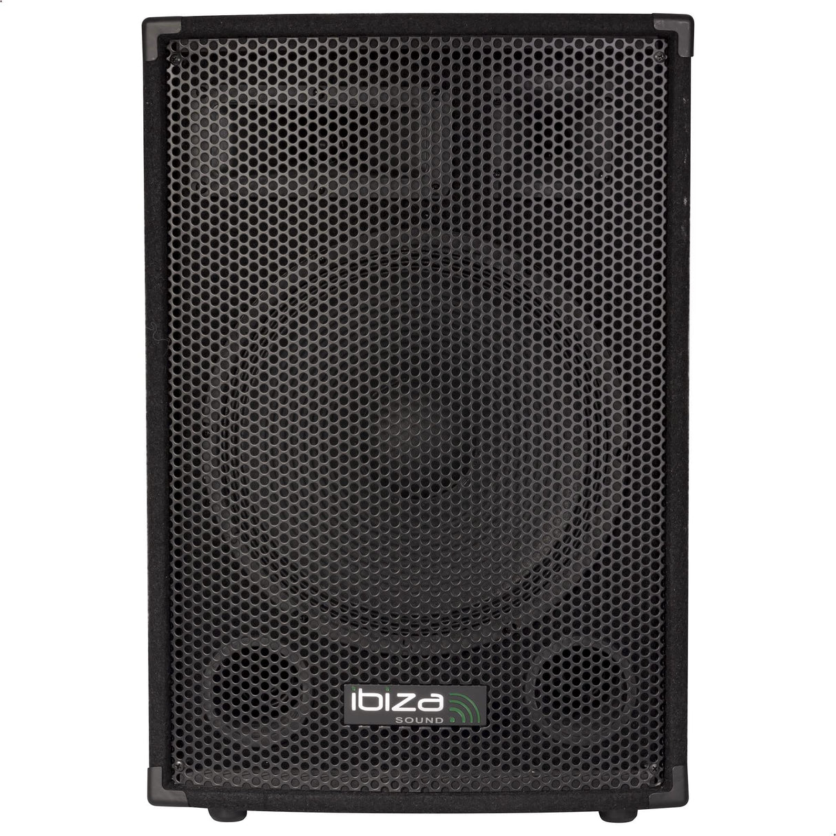 Ibiza - DISCO15B - Altavoz trapezoidal pasivo de 3 vías con controlador de graves de 15"/38cm - 700W - Negro