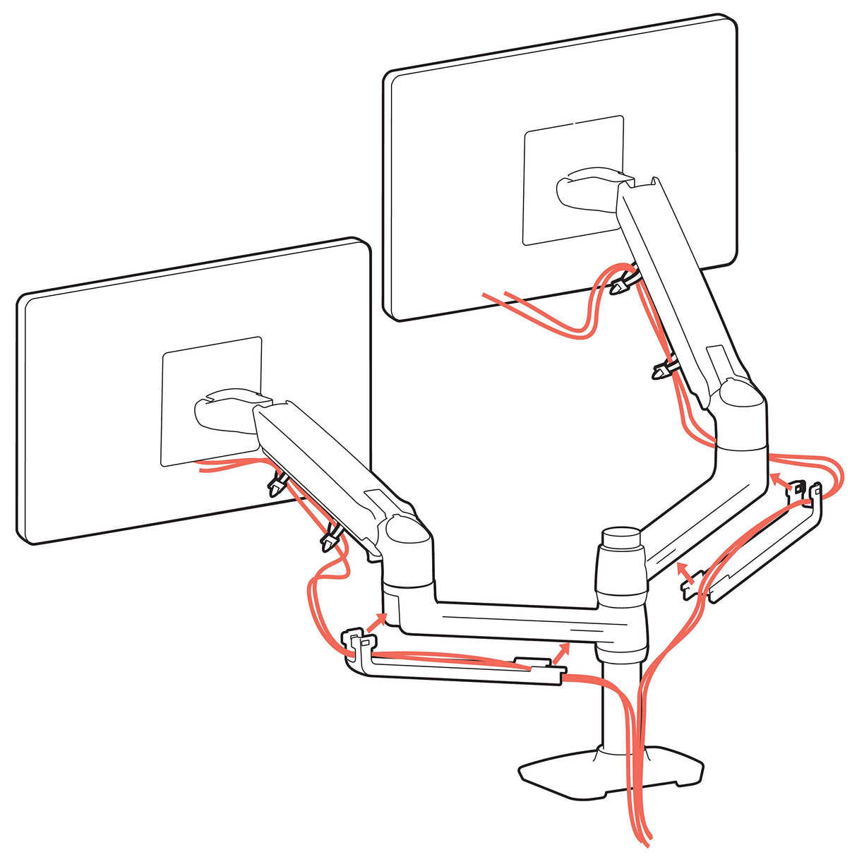 Ergotron LX Series 45-492-216 soporte de mesa para pantalla plana 61 cm (24") Blanco - Soporte para televisor (18 kg, 61 cm (24"), 75 x 75 mm, 100 x 100 mm, Ajustes de altura, Blanco)