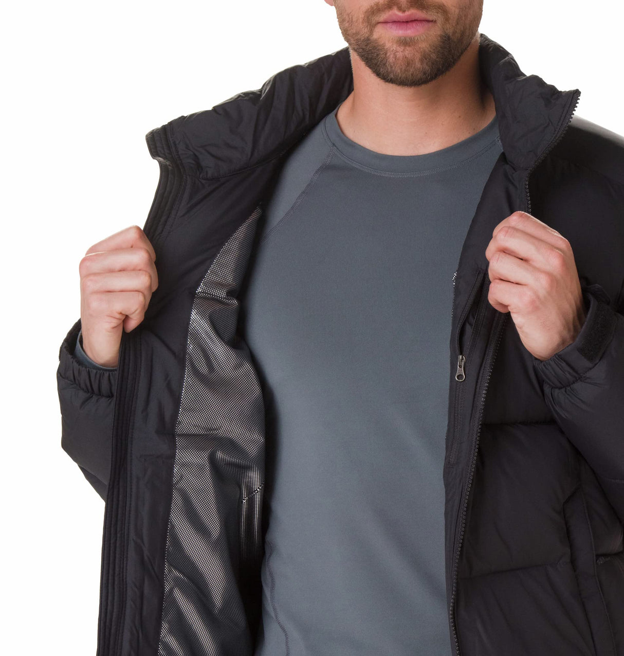 Columbia Pike Lake Jacket, Chaqueta Acolchada para Hombre, Black, Talla XL