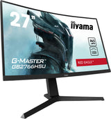 iiyama GB2766HSU-B1 27" Panel VA, Curvo Gaming 1500R, G-Master Red Eagle, FreeSync Premium, 1920x1080, 165Hz, 250cd/m², DisplayPort, 2xHDMI, 1ms MPRT, Altavoces, USB-HUB (2x2.0), Black Tuner
