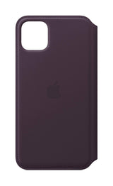 Apple Funda Leather Folio (para el iPhone 11 Pro MAX) - Berenjena