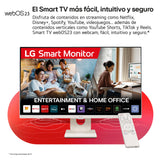 LG 27U511SA-W - Monitor MyView 27", Panel IPS, (1920 x 1080), 100Hz, 5ms (GtG), WebOS 23, sRGB 99%, Ajuste en Inclinación (Eje Horizontal), Blanco