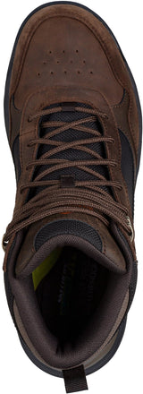 Skechers Cambert Harlan, Botas Cortas al Tobillo Hombre, Cocoa Leather/Mesh, 46 EU