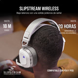 Corsair HS80 RGB WIRELESS Auriculares Inalámbricos para Juegos Multiplataforma RGB - Dolby Atmos - Micrófono Omnidireccional - Compatible con iCUE - PC, Mac, PS5, PS4 - Blanco