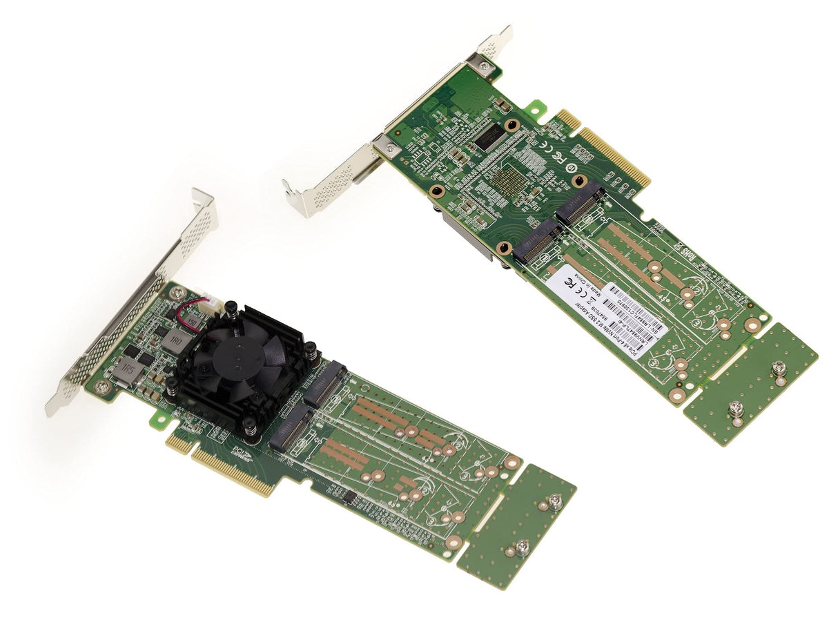Kalea-INFORMATIQUE Tarjeta controladora M2 PCIe 3.0 x8 para 4 Unidades SSD M.2 NVMe M Key. Conjunto de Chips PLX PEX 8747