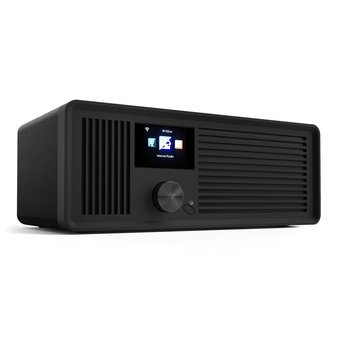 sky vision Dab 70 IR GB – Radio por Internet estéreo Dab+ (FM FM, WiFi, con Conector AUX Plus Cable, Radio Digital, Despertador con Mando a Distancia), Color Negro