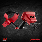 Detector de Metales Minelab Vanquish 440 Multi-Frequency Pinpointing para Adultos con Bobina V10 10 Pulgadas x 7 Pulgadas Doble-D Impermeable