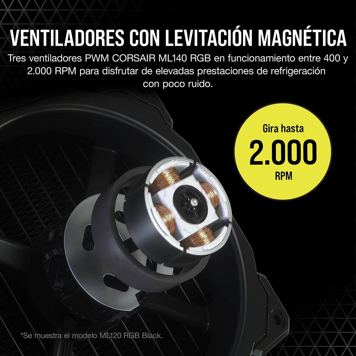 Corsair iCUE H170i ELITE CAPELLIX Refrigeración Líquida de CPU 33 LED RGB CAPELLIX Ultrabrillantes, Radiador 420mm, Tres Ventiladores PWM de Magnética de 140 mm, iCUE COMMANDER CORE Incluido Negro