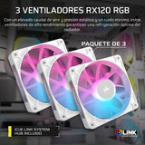 Corsair iCUE Link XH505i RX360 RGB Kit de Refrigeración Personalizada – Bloque de Refrigeración Liquida XC7 Elite, Bomba y Depósito XD6 Elite, 3 RX120 RGB, Radiador XR5 de 360 mm, System Hub - Blanco
