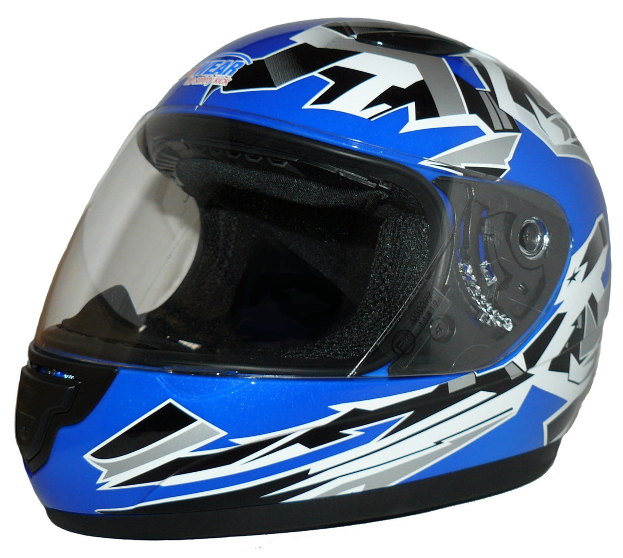 protectWEAR Casco de moto para niños azul SA03-BL - XXS