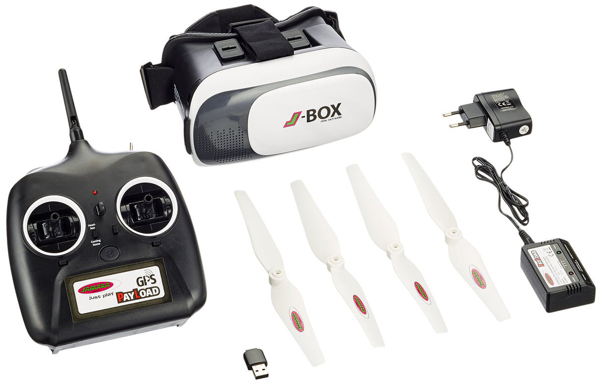 Jamara - Cuadricópter Payload GPS Altitude HD Wi-Fi VR (422035)
