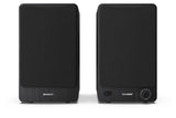 Sharp CP-SS30(BK) Pareja Altavoces estantería Activos 2vías, 60W RMS (2x30W) Carcasa Madera, Bluetooth v5.0, USB, óptica, Auxiliar, RCA, Ajuste Graves y Agudos, Rejilla extraíble, Mando a Distancia.