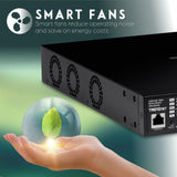 TrenDNET – Accesorios de 52 Puertos GIGA Web Smart 740 W PoE+ 10 G SFP+ Slots