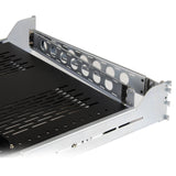 StarTech.com Bandeja para Rack de Servidores 2U Deslizante, con Ventilación y Brazo de Gestión de Cables - Profundidad ajustable - 50kg - Bandeja para Rack 19 Pulgadas - Estante 2U (UNISLDSHF19M)